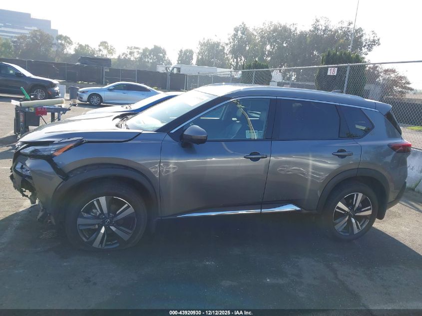 2022 Nissan Rogue Sl VIN: 5N1BT3CA5NC709675 Lot: 43920930