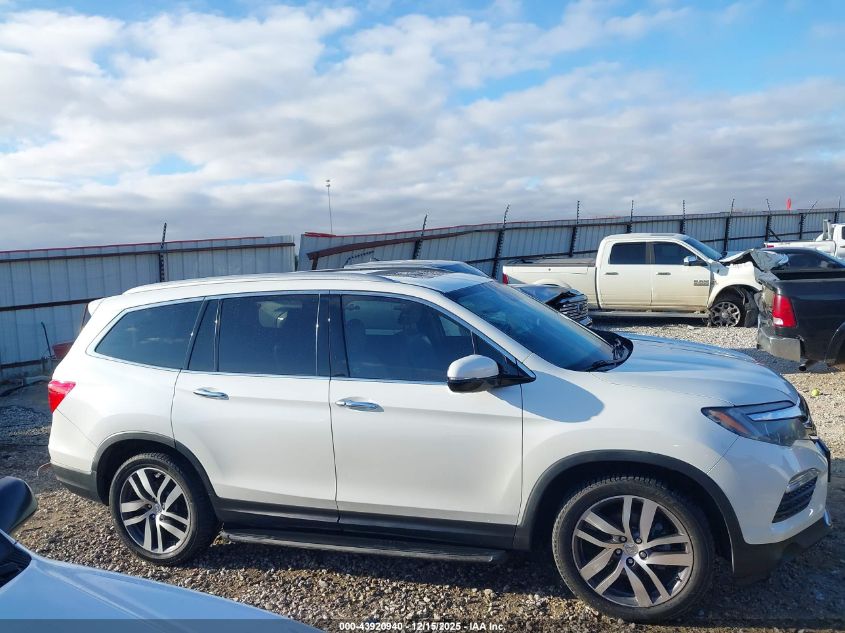 2017 Honda Pilot Elite VIN: 5FNYF6H06HB051539 Lot: 43920940