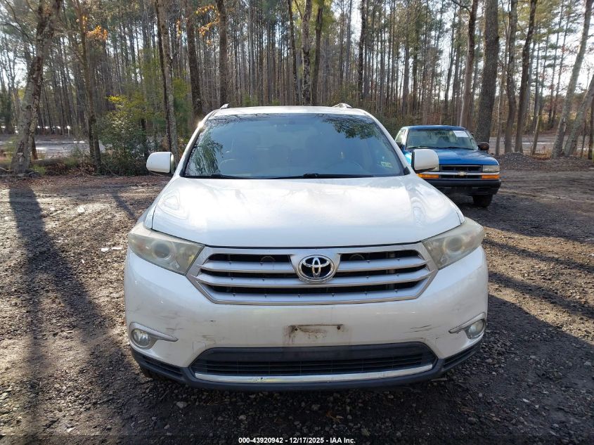 2013 Toyota Highlander Base Plus V6 VIN: 5TDBK3EH9DS192668 Lot: 43920942