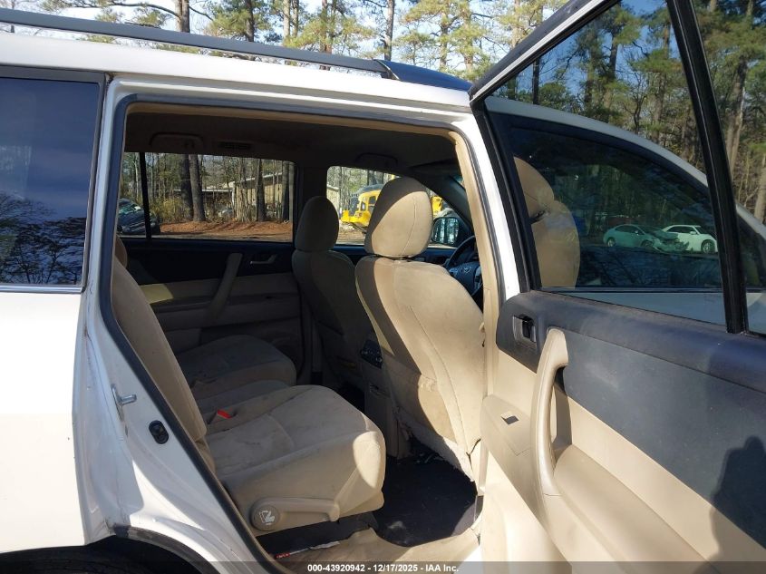 2013 Toyota Highlander Base Plus V6 VIN: 5TDBK3EH9DS192668 Lot: 43920942