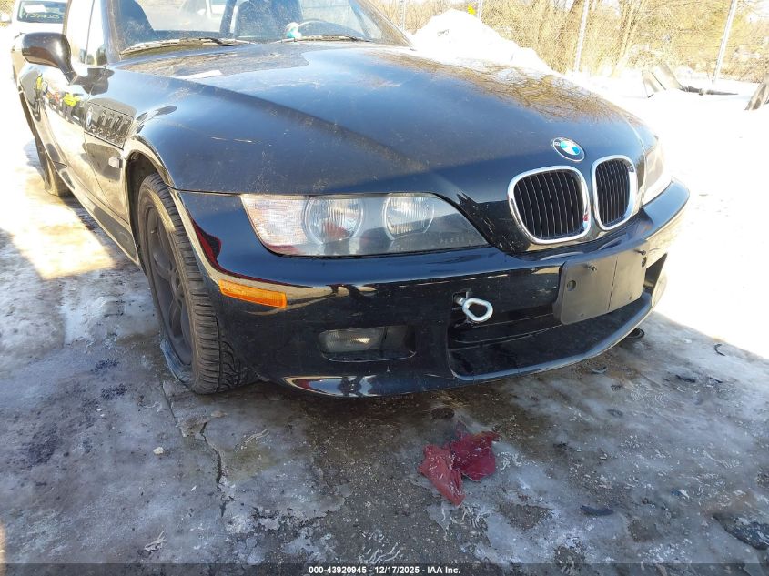 2001 BMW Z3 2.5I VIN: WBACN33421LK46169 Lot: 43920945
