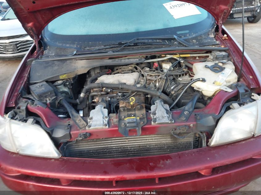 2002 Oldsmobile Silhouette Gl VIN: 1GHDX03E12D296303 Lot: 43920972