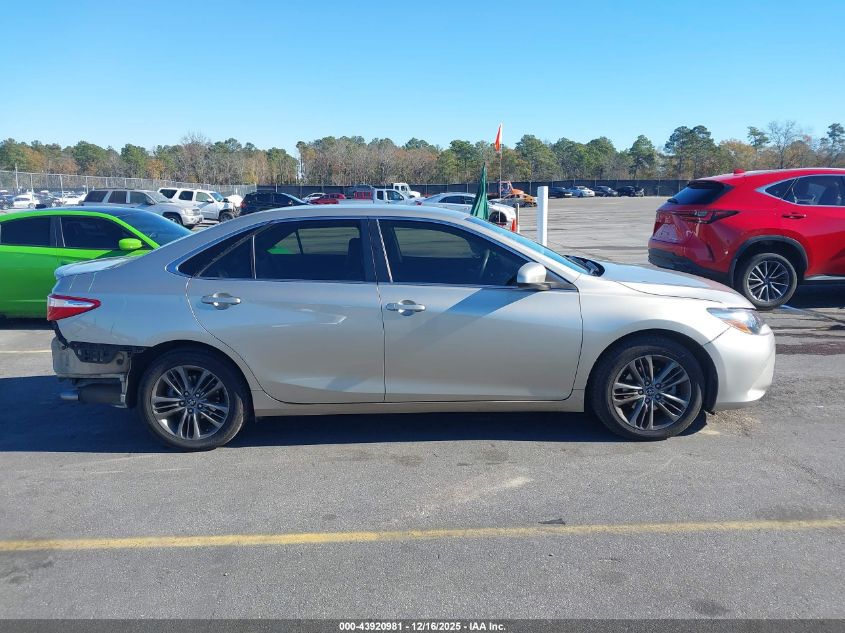 2017 Toyota Camry Se VIN: 4T1BF1FK9HU355691 Lot: 43920981