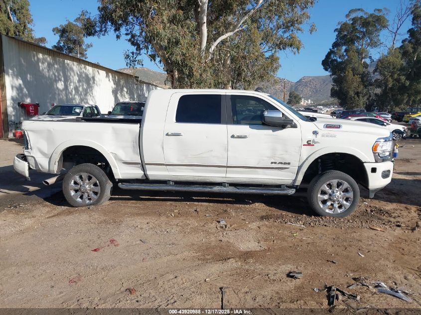 2021 Ram 2500 Limited 4X4 6'4 Box VIN: 3C6UR5TL9MG703955 Lot: 43920988