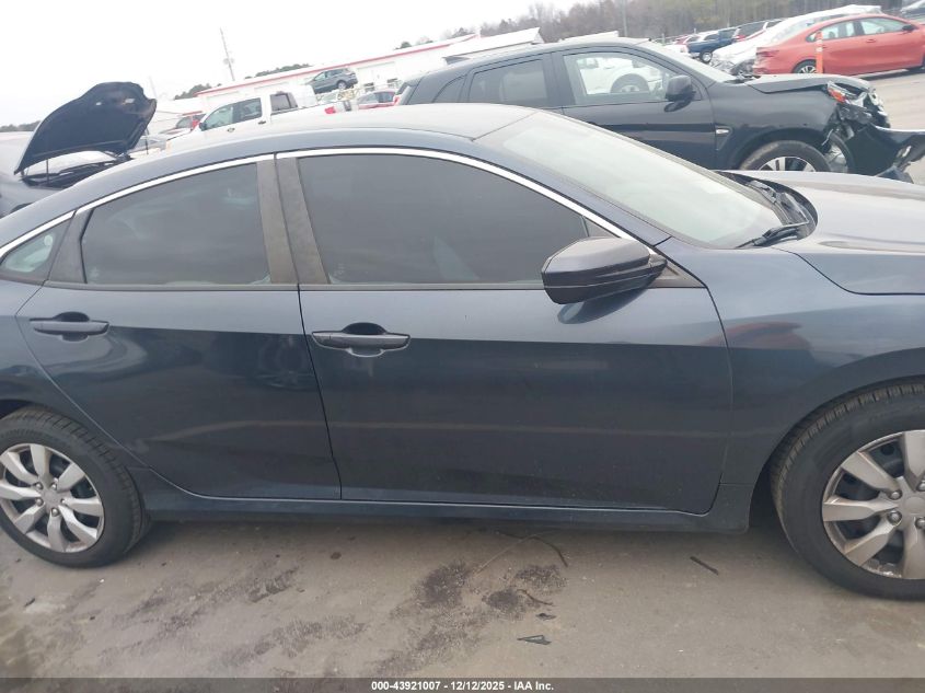 2019 Honda Civic Lx VIN: 19XFC2F60KE035883 Lot: 43921007