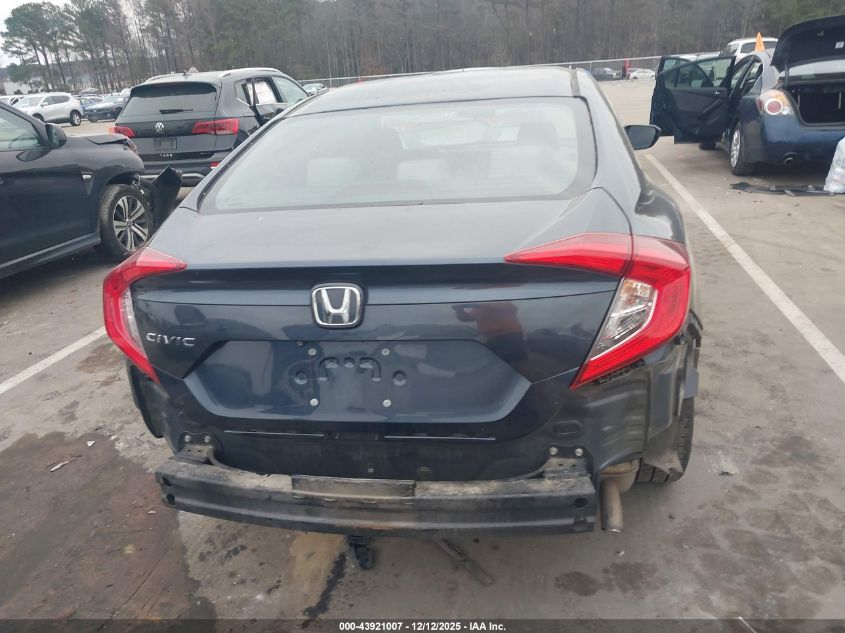 2019 Honda Civic Lx VIN: 19XFC2F60KE035883 Lot: 43921007