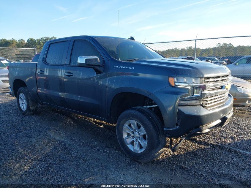 2022 Chevrolet Silverado 1500 Ltd 2Wd Short Bed Lt VIN: 1GCPWCED5NZ124262 Lot: 43921012