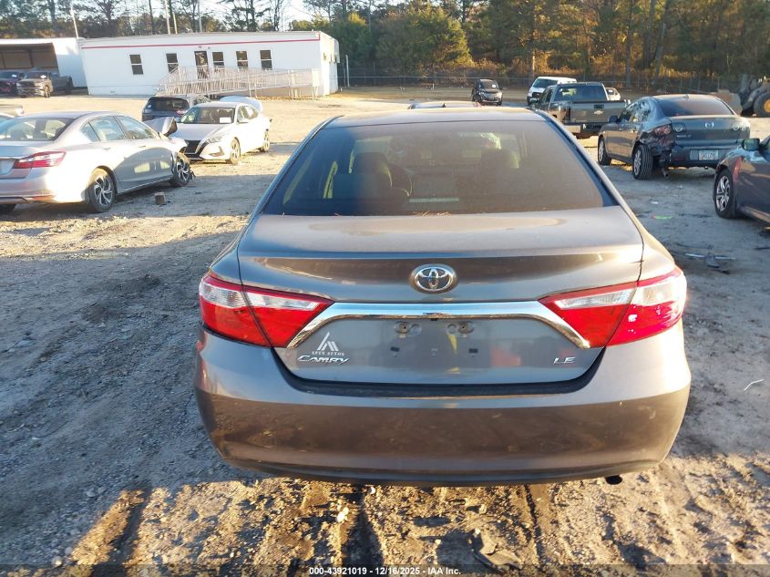 2016 Toyota Camry Le VIN: 4T1BF1FK2GU517207 Lot: 43921019