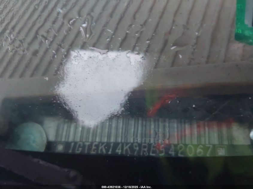 1994 GMC Sierra K1500 VIN: 1GTEK14K9RE542067 Lot: 43921036
