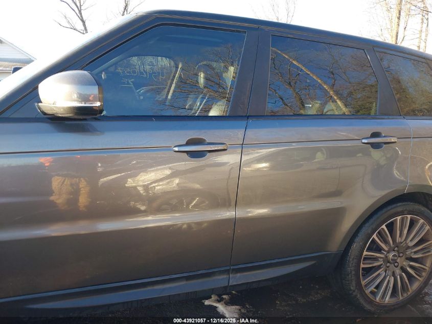 2015 Land Rover Range Rover Sport 3.0L V6 Supercharged Hse VIN: SALWR2VF9FA507595 Lot: 43921057