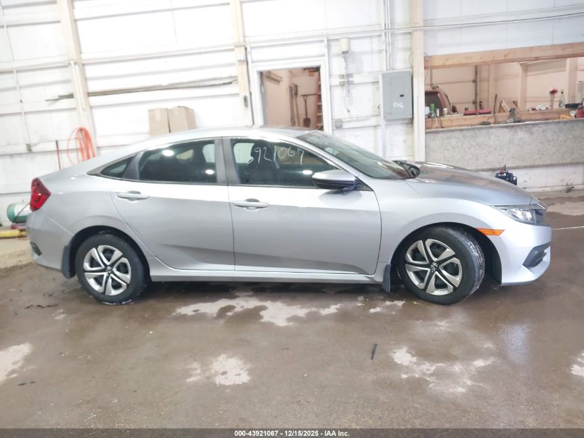 2016 Honda Civic Lx VIN: 19XFC2F53GE089435 Lot: 43921067