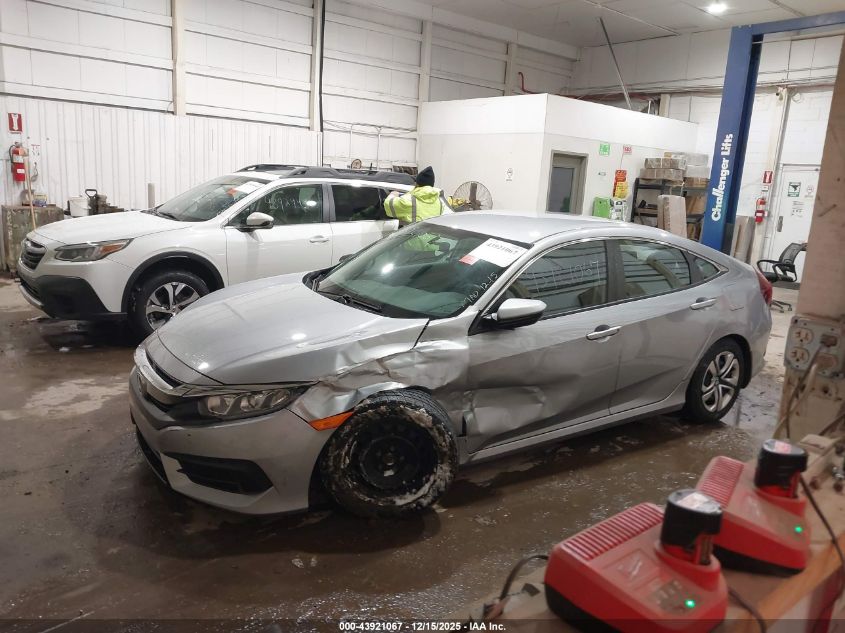 2016 Honda Civic Lx VIN: 19XFC2F53GE089435 Lot: 43921067