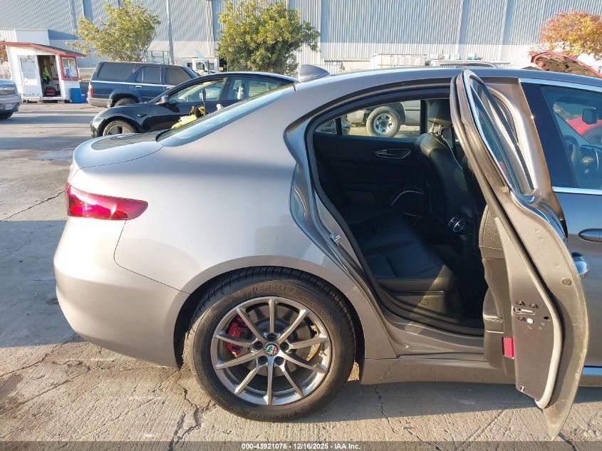 2018 Alfa Romeo Giulia Rwd VIN: ZARFAEBN0J7565375 Lot: 43921076