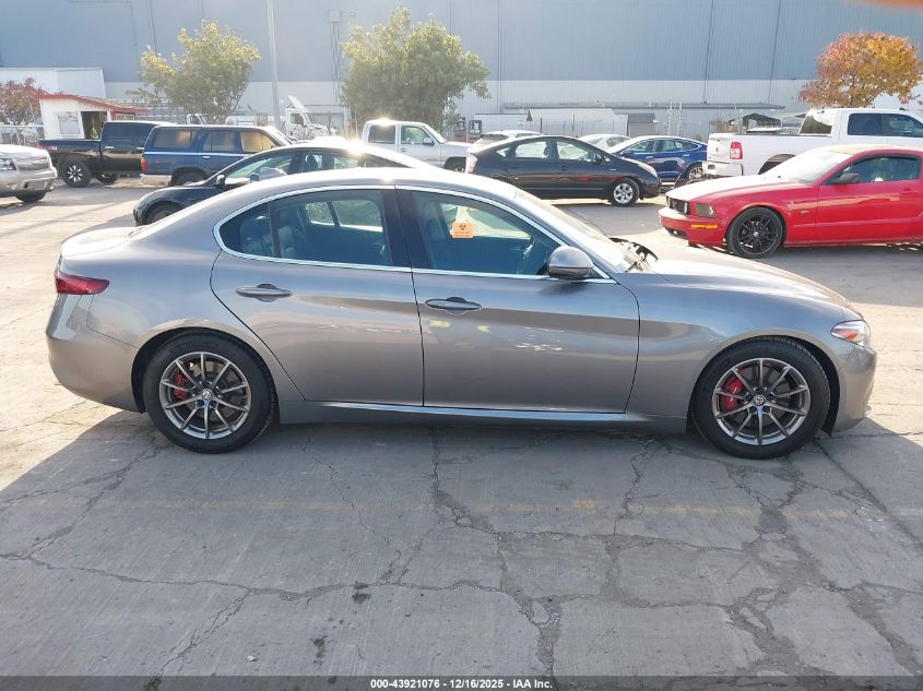 2018 Alfa Romeo Giulia Rwd VIN: ZARFAEBN0J7565375 Lot: 43921076