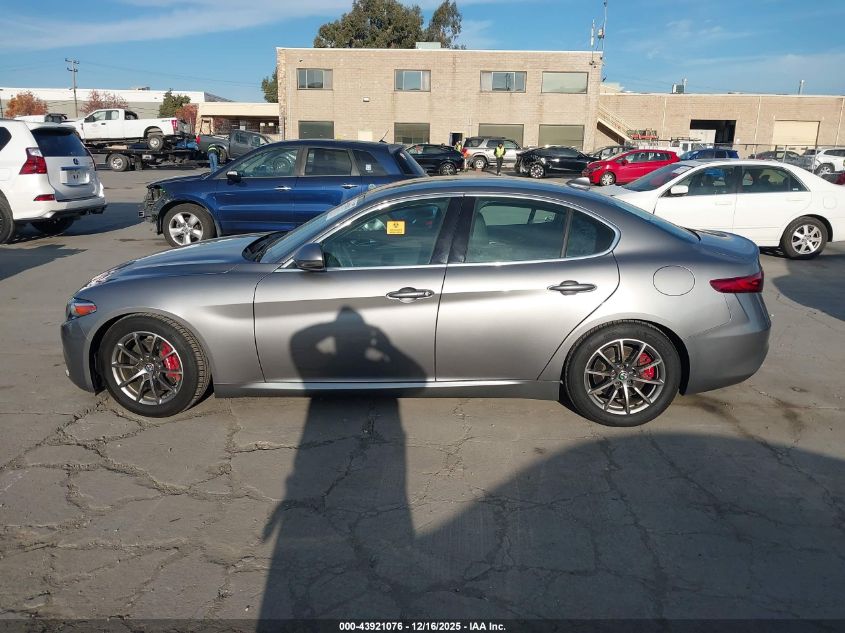 2018 Alfa Romeo Giulia Rwd VIN: ZARFAEBN0J7565375 Lot: 43921076