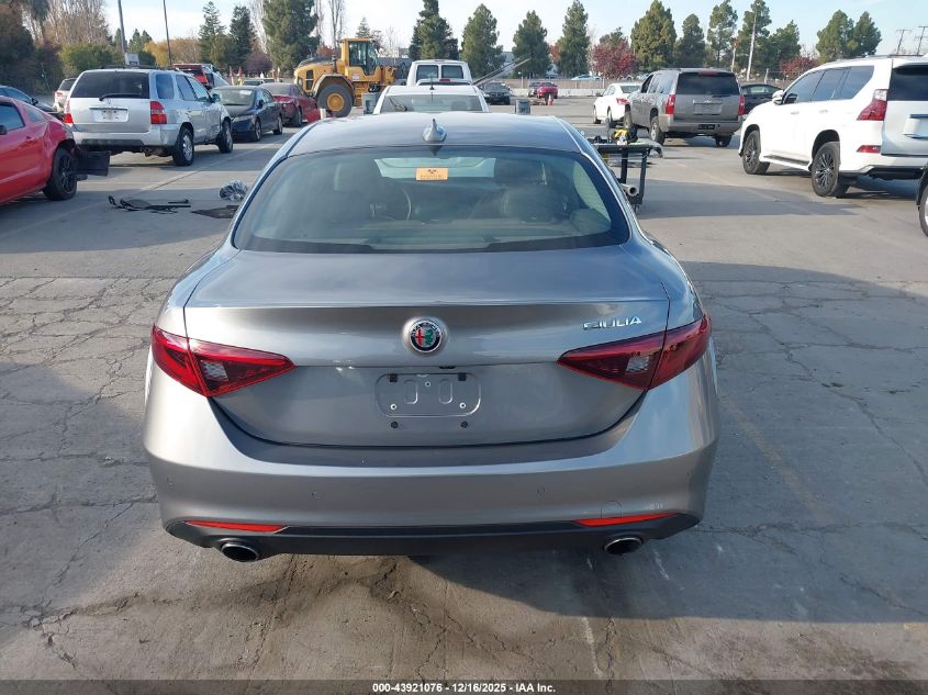 2018 Alfa Romeo Giulia Rwd VIN: ZARFAEBN0J7565375 Lot: 43921076