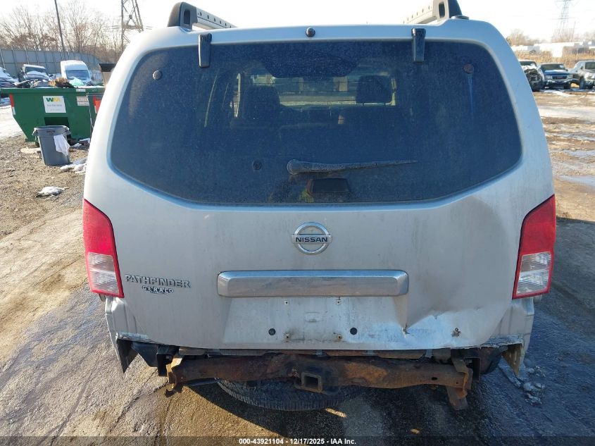 2005 Nissan Pathfinder Xe VIN: 5N1AR18W25C763504 Lot: 43921104