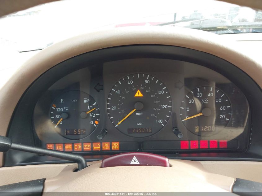 2001 Mercedes-Benz Ml 320 VIN: 4JGAB54E31A247960 Lot: 43921131