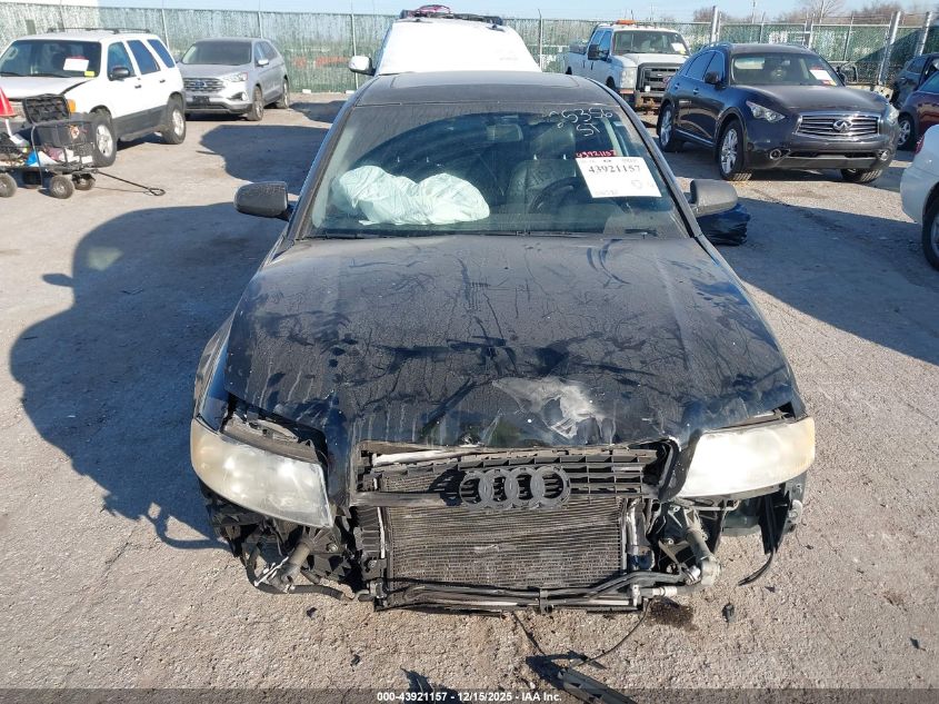 2003 Audi A4 3.0 VIN: WAULT68E73A152036 Lot: 43921157