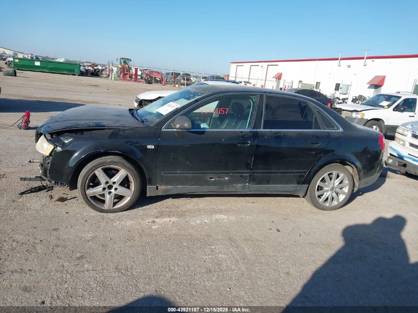 2003 Audi A4 3.0 VIN: WAULT68E73A152036 Lot: 43921157