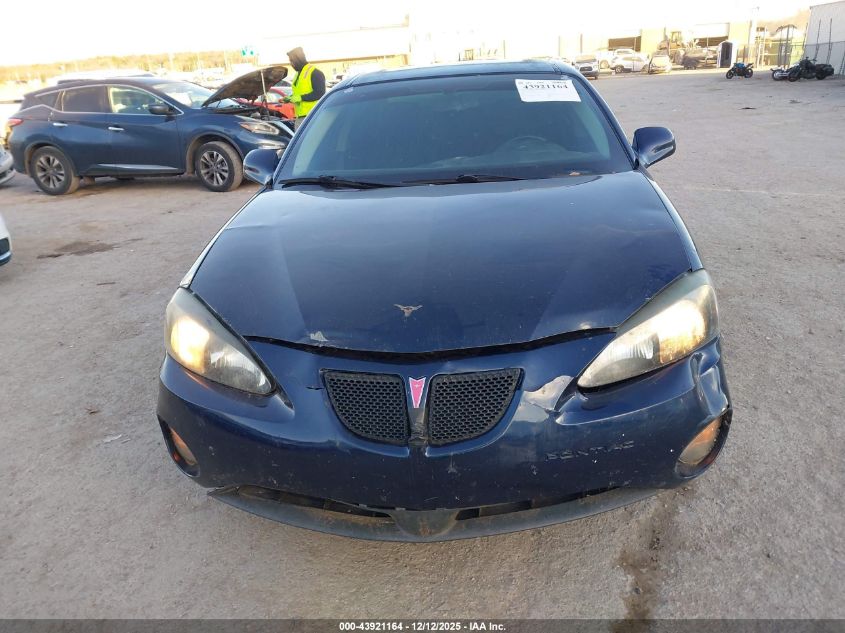 2008 Pontiac Grand Prix VIN: 2G2WP552881186601 Lot: 43921164