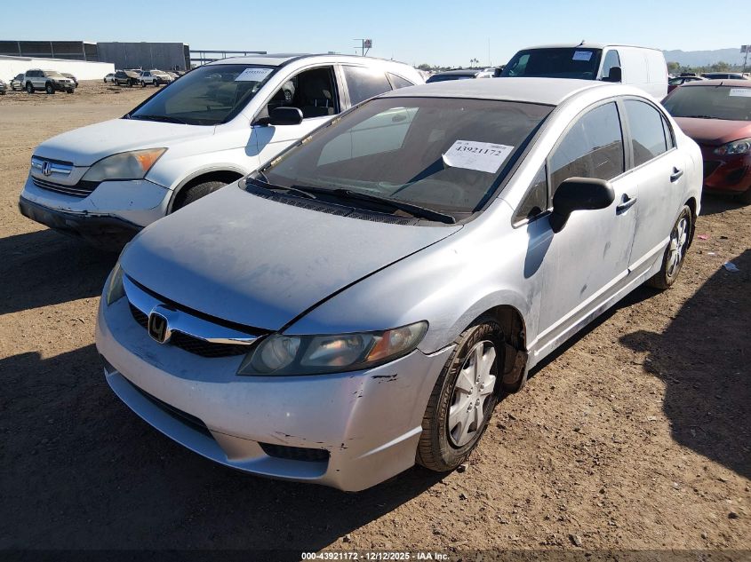 2010 Honda Civic Vp VIN: 19XFA1F39AE040021 Lot: 43921172