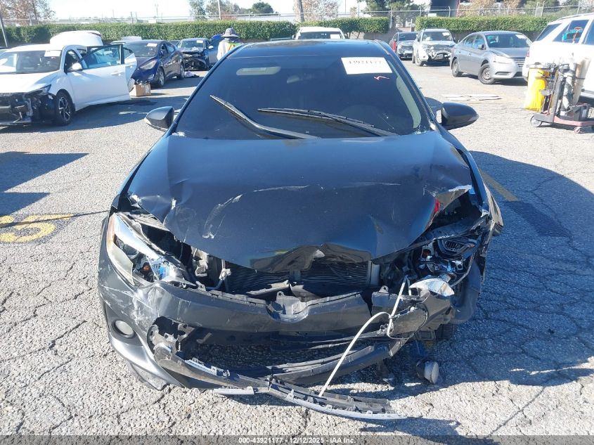 2016 Toyota Corolla S W/Special Edition Pkg VIN: 2T1BURHE7GC592367 Lot: 43921177