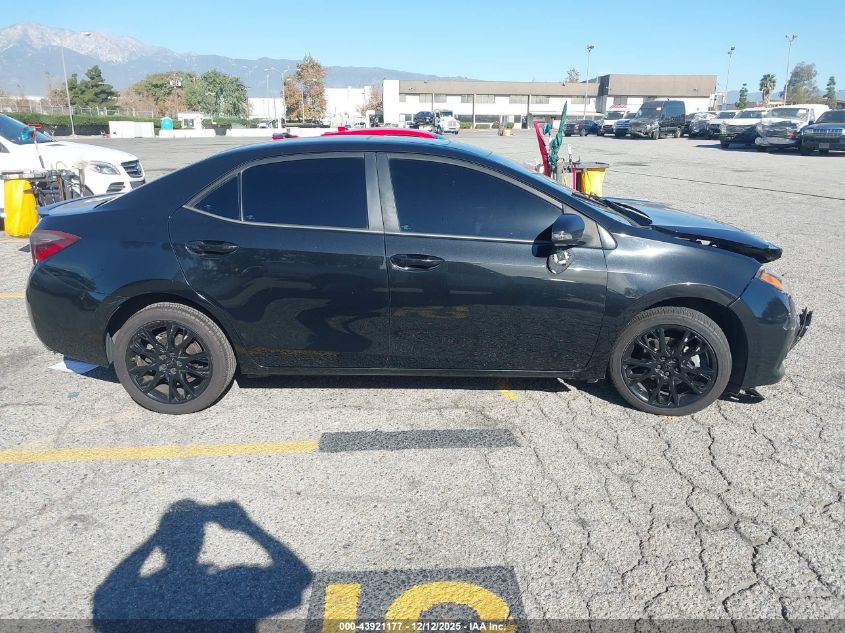 2016 Toyota Corolla S W/Special Edition Pkg VIN: 2T1BURHE7GC592367 Lot: 43921177