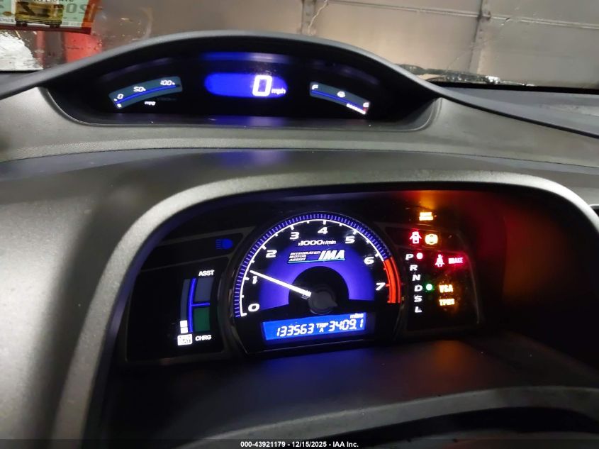 2009 Honda Civic Hybrid VIN: JHMFA362X9S006664 Lot: 43921179