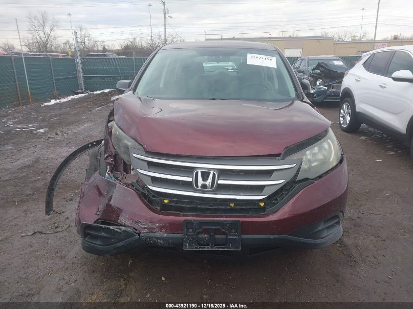 2013 Honda Cr-V Lx VIN: 5J6RM4H31DL067187 Lot: 43921190