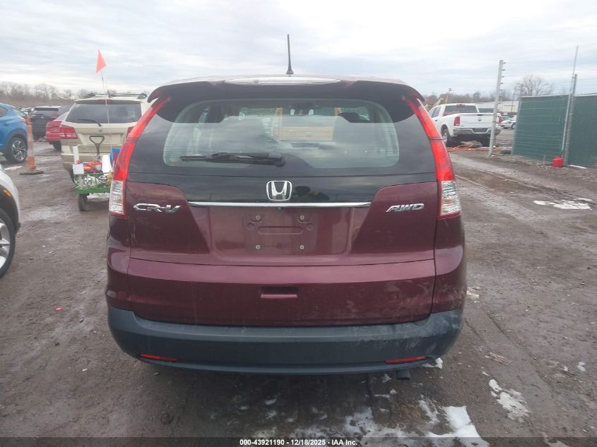 2013 Honda Cr-V Lx VIN: 5J6RM4H31DL067187 Lot: 43921190