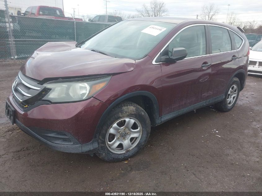 2013 Honda Cr-V Lx VIN: 5J6RM4H31DL067187 Lot: 43921190