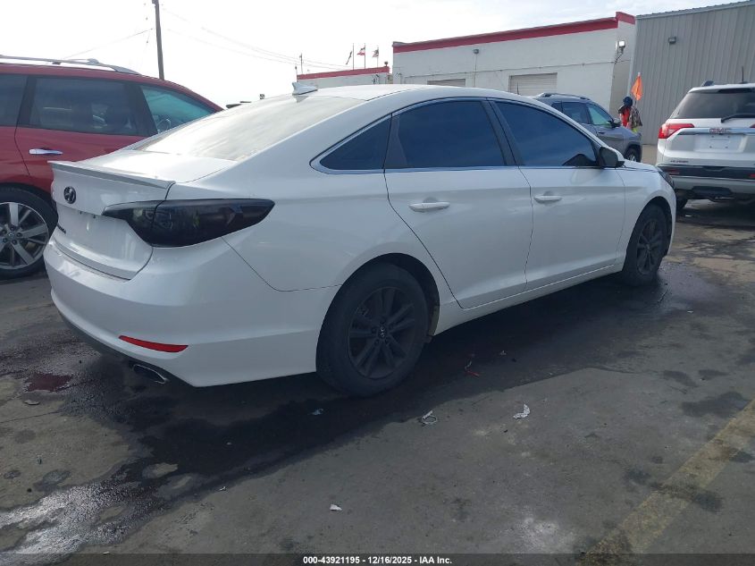 2015 Hyundai Sonata Se VIN: 5NPE24AF4FH118929 Lot: 43921195