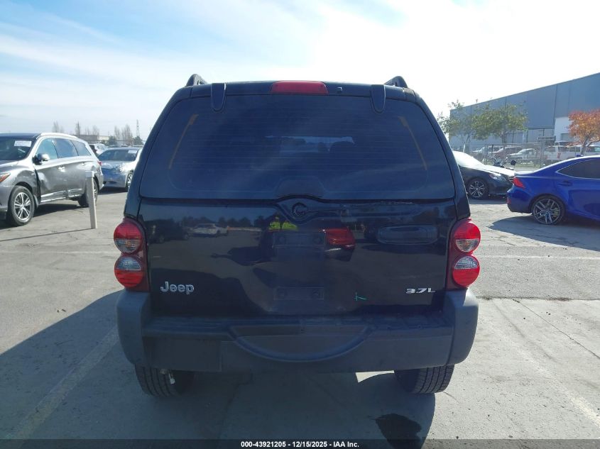 2007 Jeep Liberty Sport VIN: 1J4GK48K87W629528 Lot: 43921205