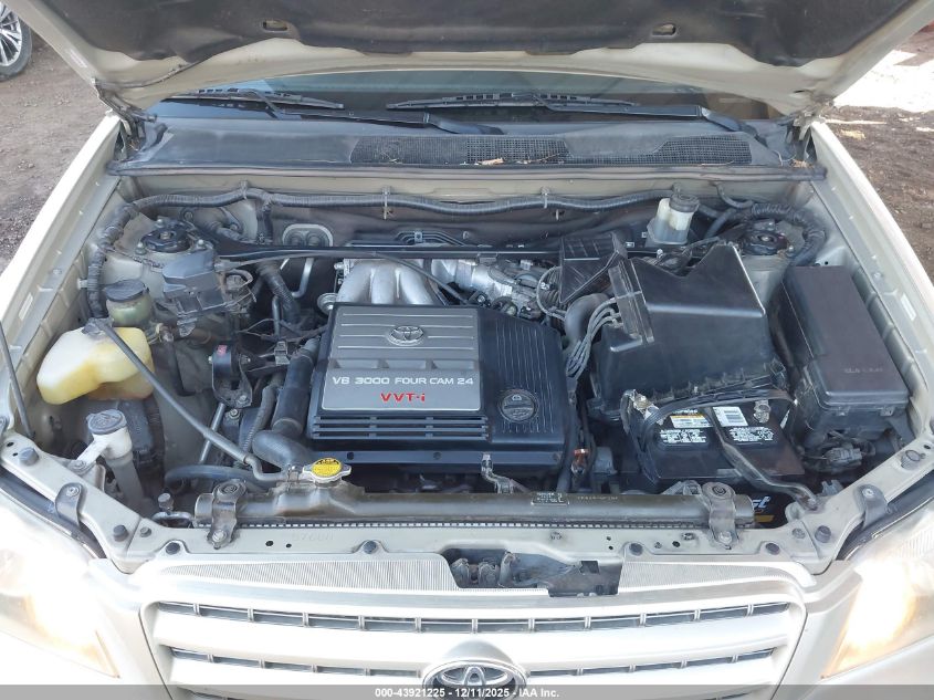 2002 Toyota Highlander Limited V6 VIN: JTEGF21A820053799 Lot: 43921225