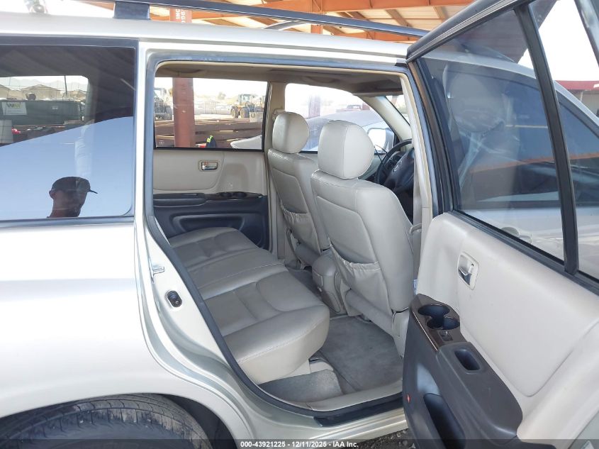 2002 Toyota Highlander Limited V6 VIN: JTEGF21A820053799 Lot: 43921225