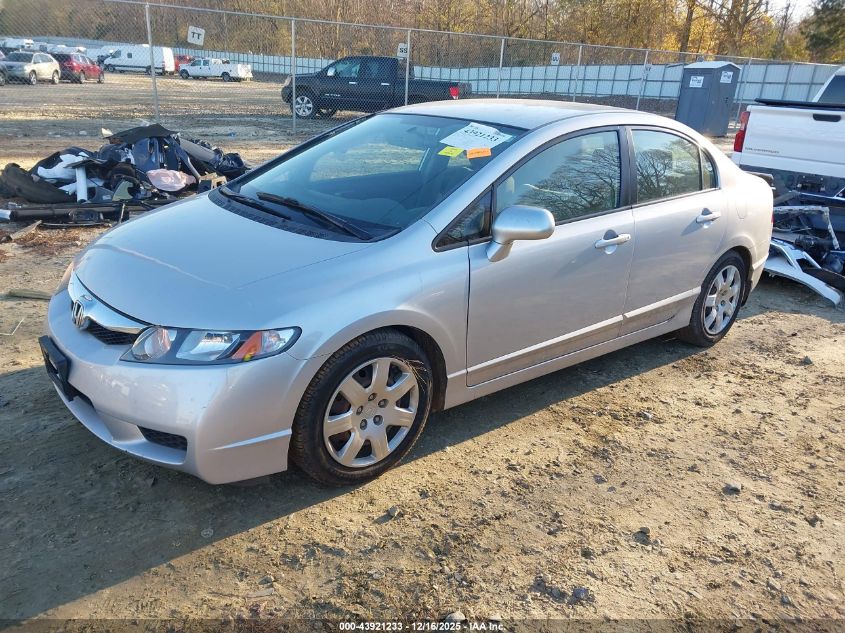 2010 Honda Civic Lx VIN: 2HGFA1F52AH317776 Lot: 43921233