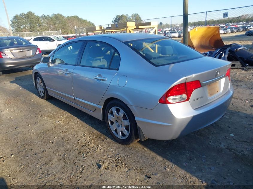 2010 Honda Civic Lx VIN: 2HGFA1F52AH317776 Lot: 43921233
