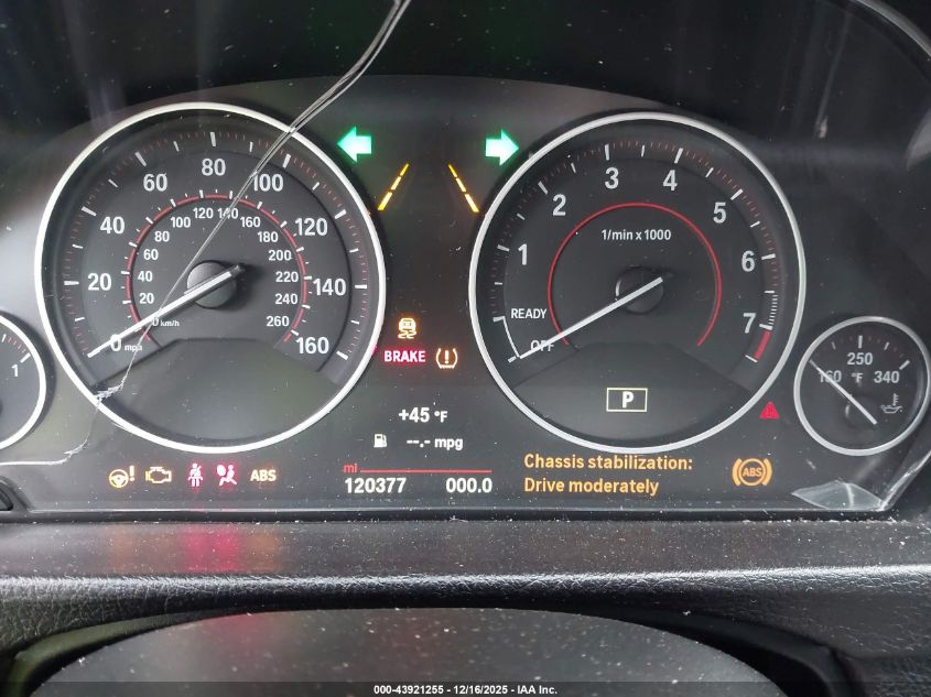 2016 BMW 328I VIN: WBA8E9G53GNT84425 Lot: 43921255