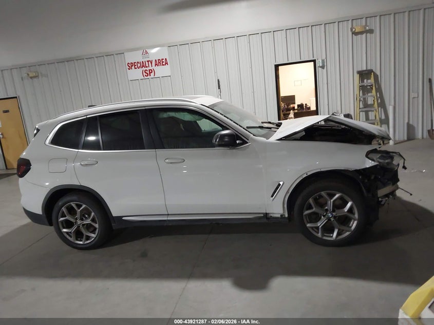 2022 BMW X3 Sdrive30I VIN: 5UX43DP0XN9L75482 Lot: 43921287