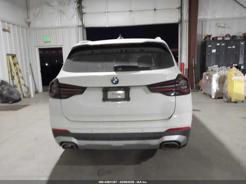 2022 BMW X3 Sdrive30I VIN: 5UX43DP0XN9L75482 Lot: 43921287