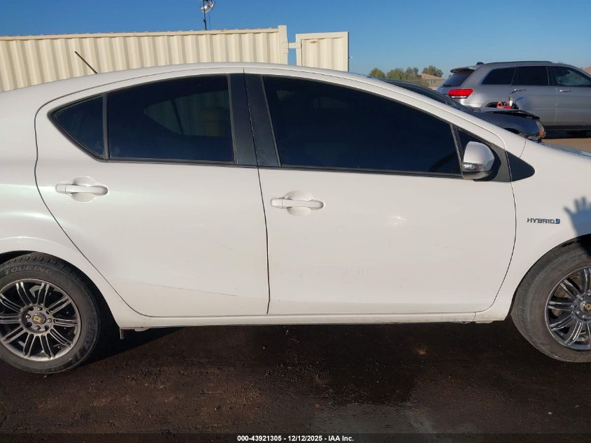 2013 Toyota Prius C One VIN: JTDKDTB35D1545181 Lot: 43921305