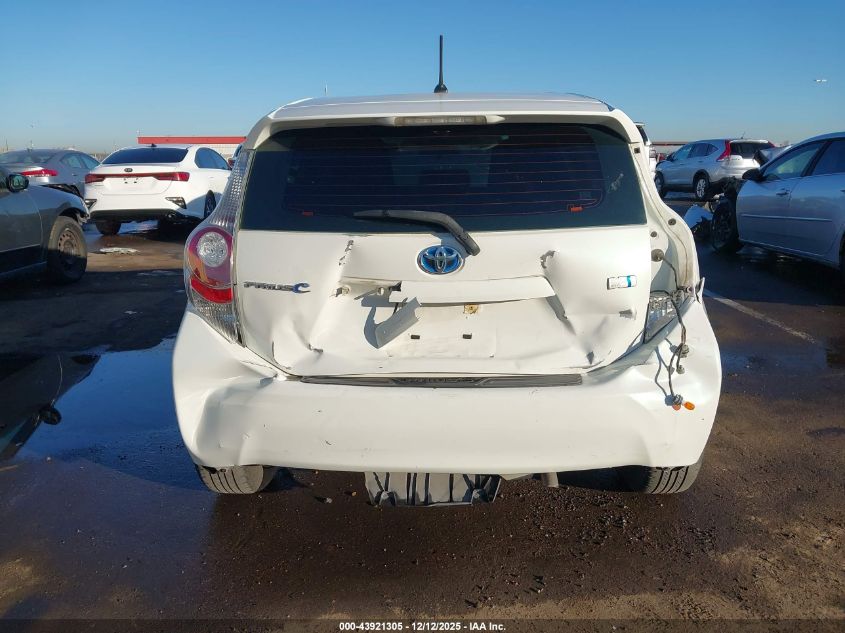 2013 Toyota Prius C One VIN: JTDKDTB35D1545181 Lot: 43921305