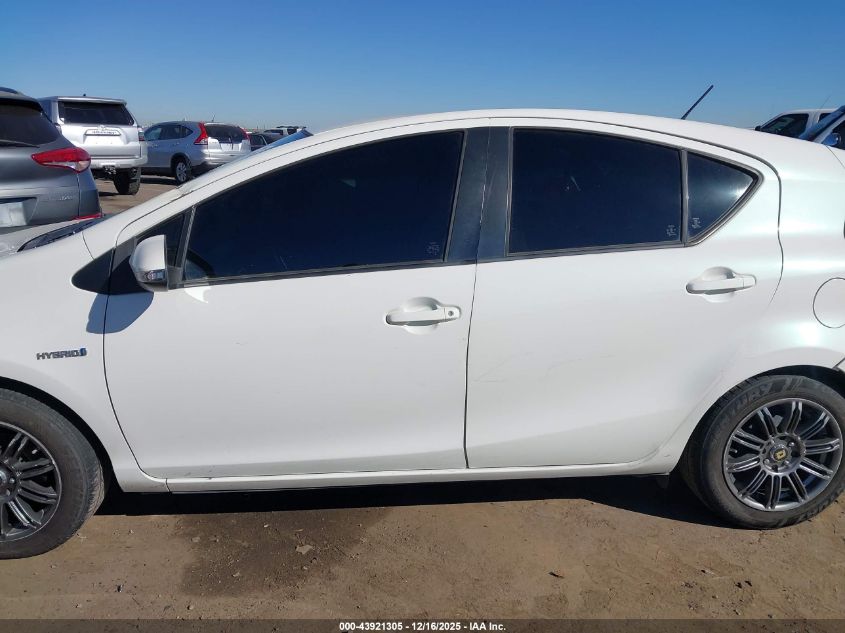 2013 Toyota Prius C One VIN: JTDKDTB35D1545181 Lot: 43921305