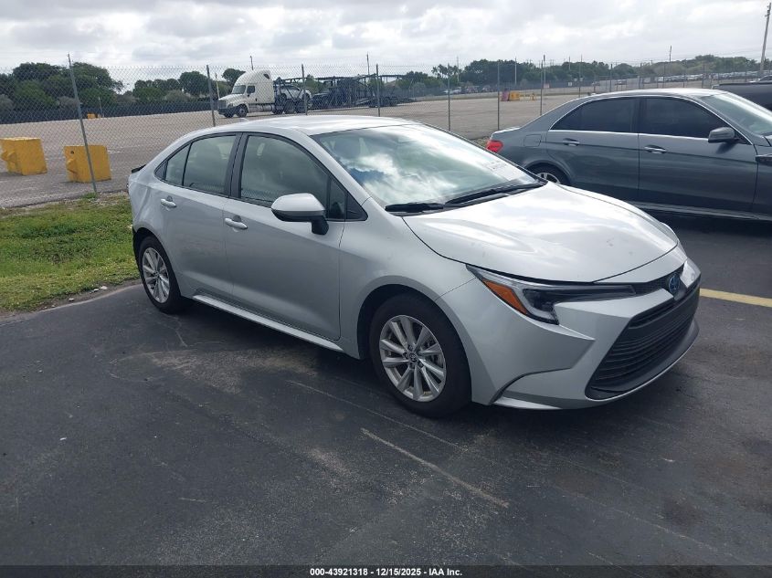 TOYOTA COROLLA HYBRID LE