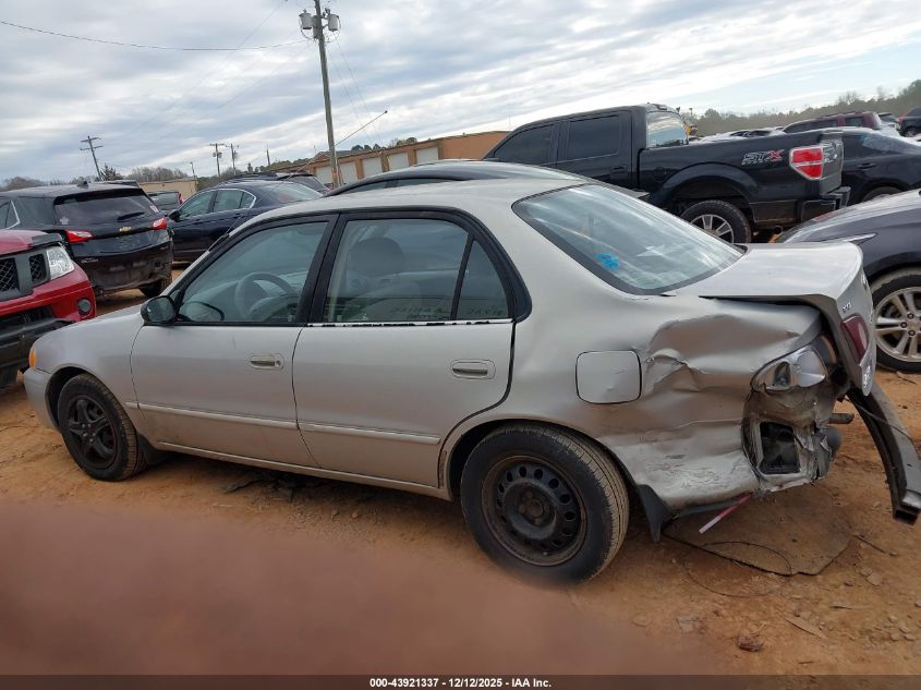 2001 Toyota Corolla Le VIN: 2T1BR12E71C507692 Lot: 43921337