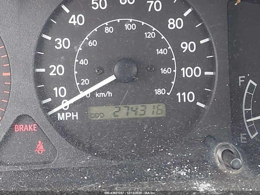 2001 Toyota Corolla Le VIN: 2T1BR12E71C507692 Lot: 43921337