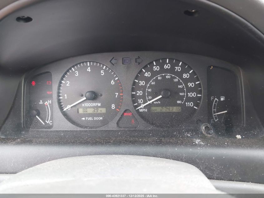 2001 Toyota Corolla Le VIN: 2T1BR12E71C507692 Lot: 43921337