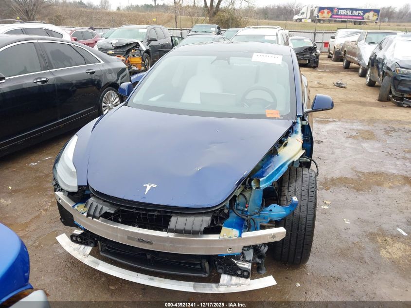 2023 Tesla Model 3 Rear-Wheel Drive VIN: 5YJ3E1EA3PF561701 Lot: 43921341