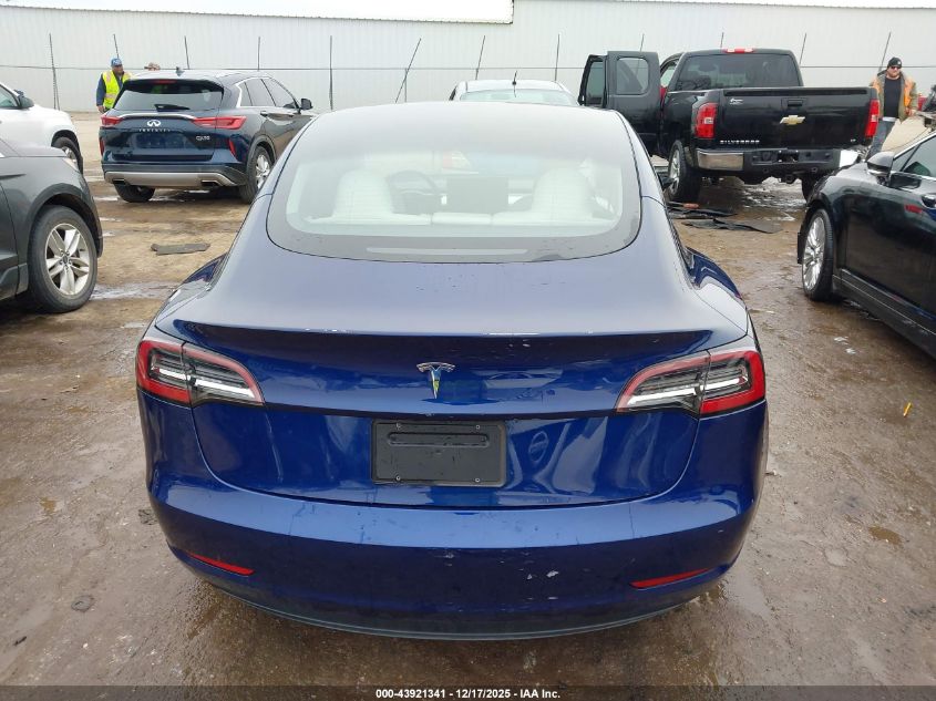 2023 Tesla Model 3 Rear-Wheel Drive VIN: 5YJ3E1EA3PF561701 Lot: 43921341